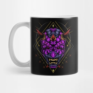 Devil face vector illustration Mug